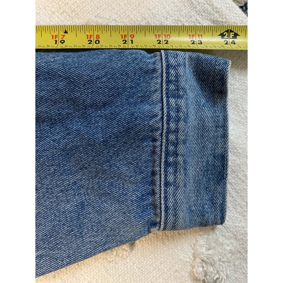 Vintage 90s Disney Embroidered Mickey Minnie Denim Jacket XXL - Picture 7 of 8